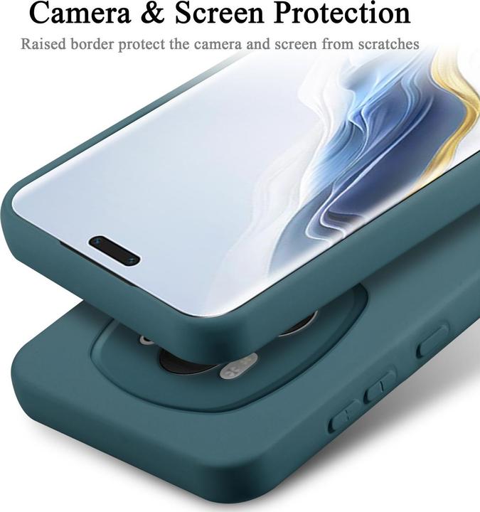 Produktbild Cadorabo Hülle für Honor Magic 6 Pro TPU im Liquid Schutz Silikon Design (ZTE Nubia Red Magic 6 Pro)