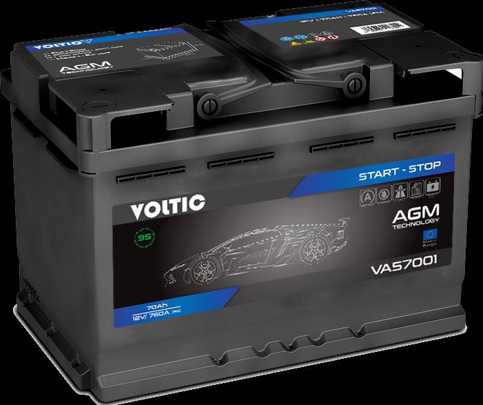 Image du produit Voltic VA57001 Arrêt du démarrage (12 V, 70 Ah, 760 A)