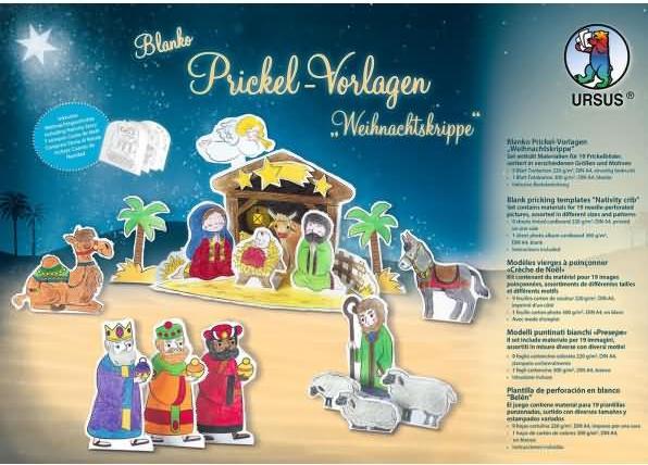 Ursus Christmas cot template blank