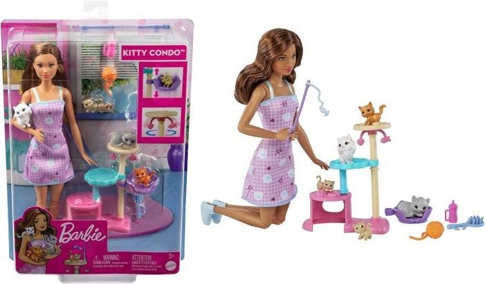 Immagine prodotto Barbie Set da gioco per bambole e gattini con accessori