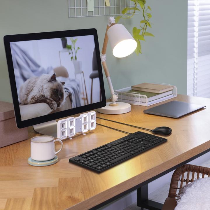 Produktbild Hama USB-Tastatur-Maus-Set CKM-200 kabelgebunden Media-Tasten SW QWERTZ (DE, Kabelgebunden)