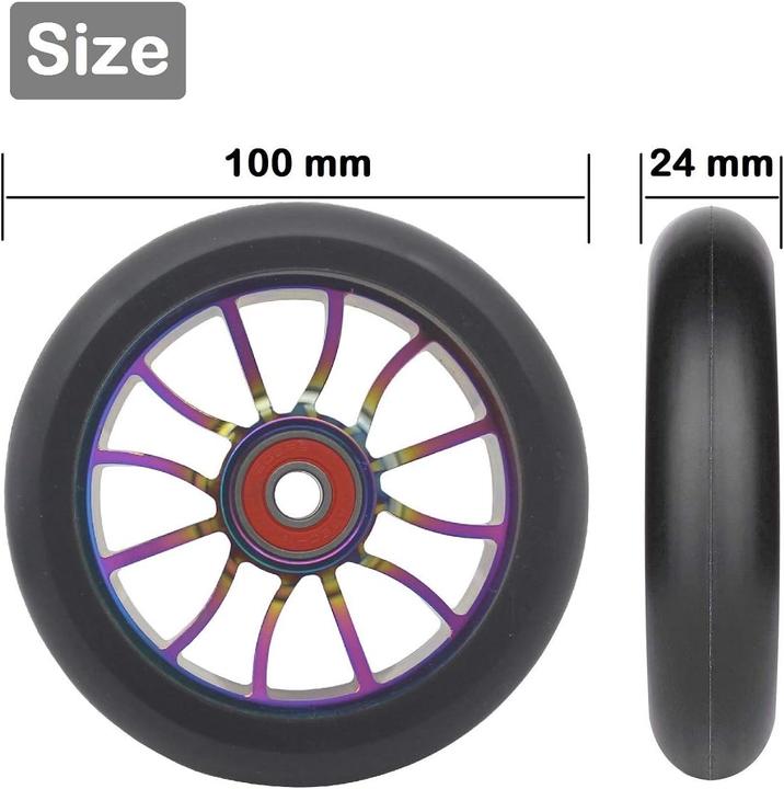 Image du produit Aibiku Roues de rechange pour scooters