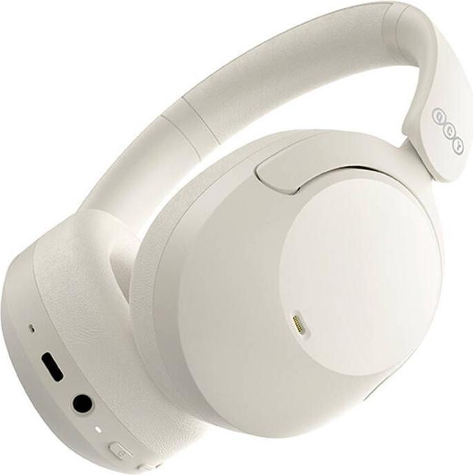 Actual product image QCY Wireless Headphones ANC H4 (white) (ANC, 70 h, Cable)