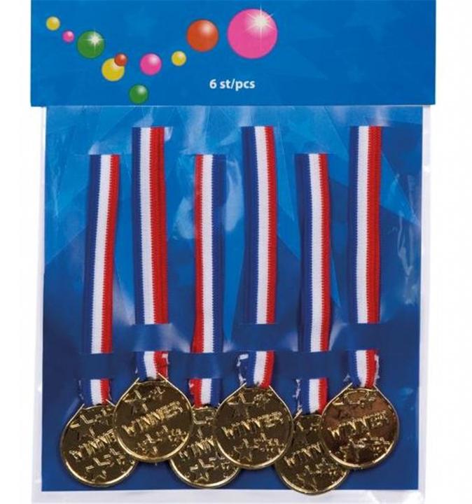Actual product image Boland Medals Set of 6 Winner
