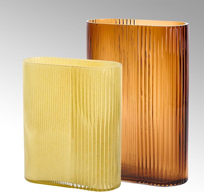 Immagine prodotto Vaso Galliani in vetro, champagne H 24,5 cm 20,5 x 9 cm (1 x)