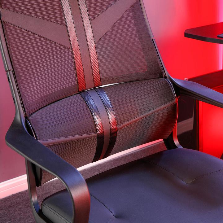 Actual product image X Rocker Chaise de jeu compacte Helix Noire