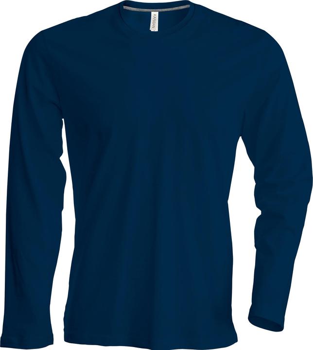 Kariban Slim Fit TShirt mit Rundhalsausschnitt Langarm
