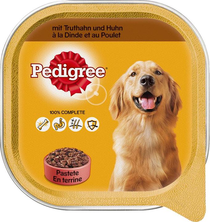 Produktbild Pedigree Adult in Terrine mit Truthahn & Poulet Schale (Adult, 20 Stk., 6000 g)