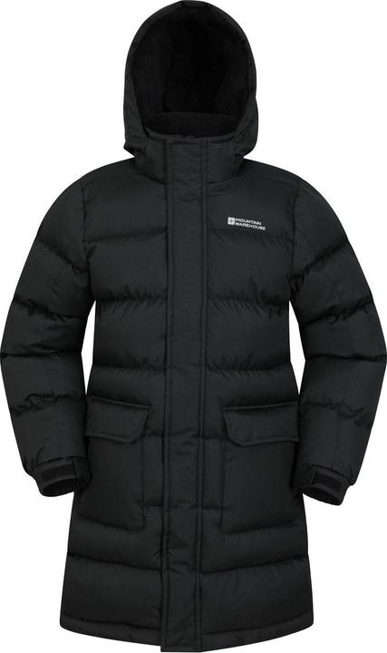 Actual product image Mountain Warehouse Childrens/Kids Water Resistant Longline Padded Jacket (128)
