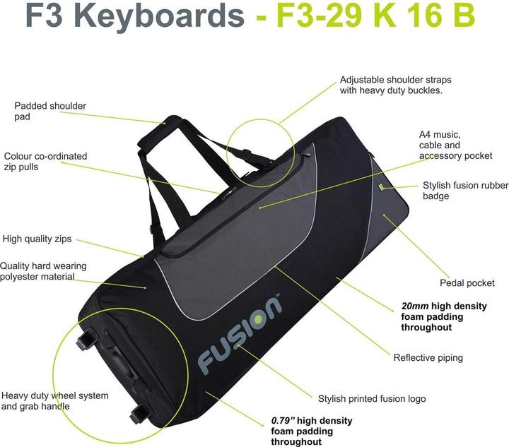 Immagine prodotto Fusion Borsa per tastiera 16 (Tastiera)