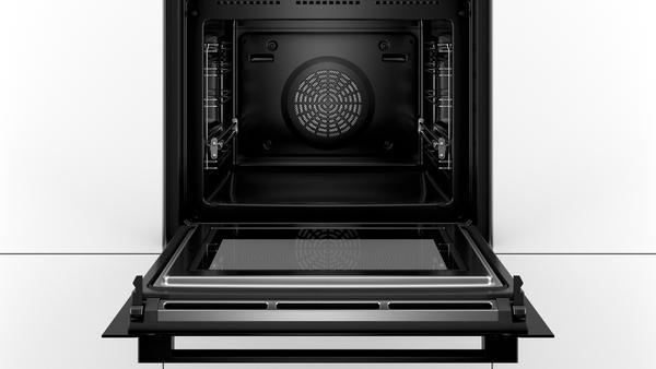 Actual product image Bosch Hausgeräte HNG8764C7-series | 8, built-in oven with additional steam and microwave functions, Carbon Black