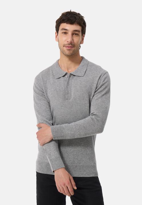 Produktbild Cash-Mere Kaschmir Poloshirt Langarm (XXL)