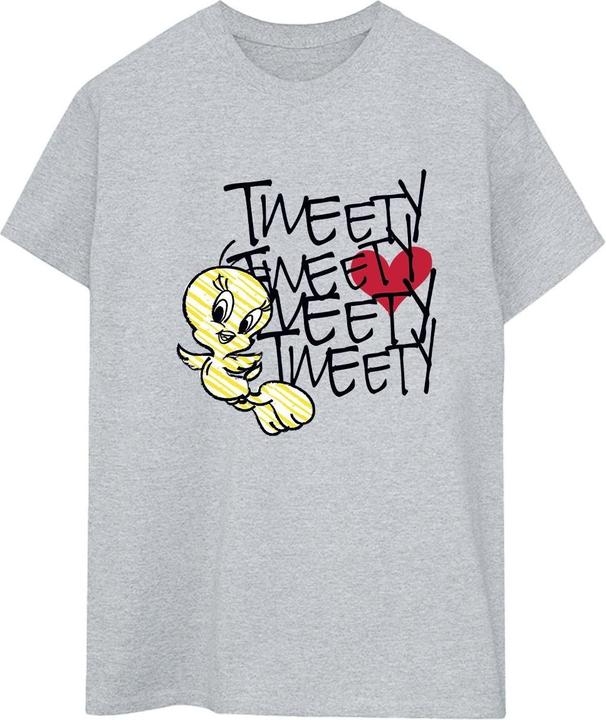 Produktbild Looney Tunes Tweety Love Heart TShirt (XXL)