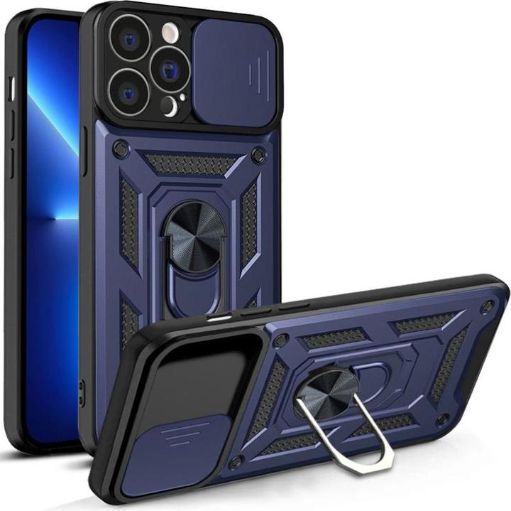 Immagine prodotto Hurtel Custodia Hybrid Armor Camshield per iPhone 13 Pro Max Custodia blindata con copertura della (Apple iPhone 13 Pro Max)