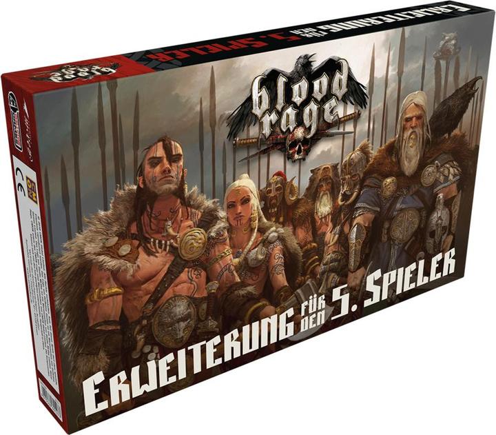 Produktbild Cmon CMND1000 - Blood Rage - 5th Player Expansion (5.Spielererweiterung), für 2-4 Spieler, ab 14 Jahren (Deutsch)