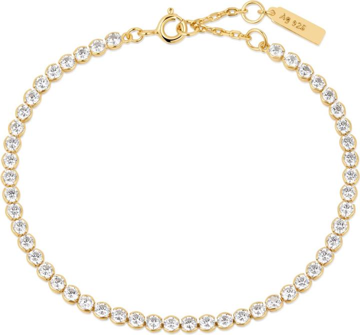 Produktbild Ania Haie Gold Row Bezel Set Armband (18.50 cm, Silber 925)
