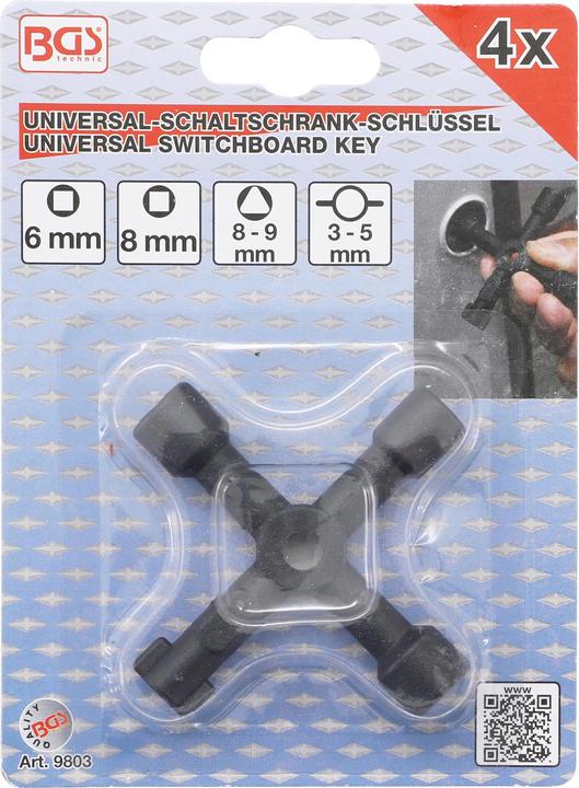 Produktbild BGS Universal-Schaltschrank-Schlüssel
