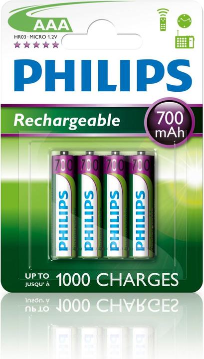Immagine prodotto Philips Rechargeable (4 pz., AAA, 700 mAh)