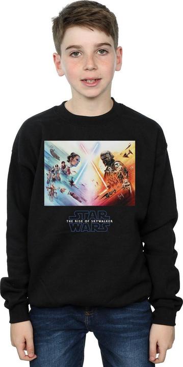 Produktbild Star Wars The Rise Of Skywalker Battle Poster Sweatshirt Jungen (152, 158)
