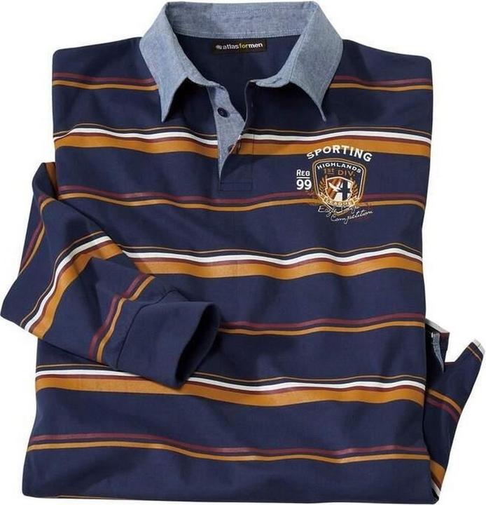 Atlas For Men Poloshirt Langärmlig (5XL)