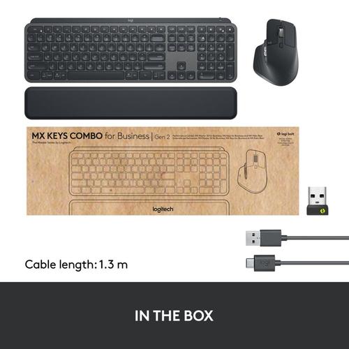 Produktbild Logitech Mx Keys Combo For Business Gen (DE, Kabelgebunden)