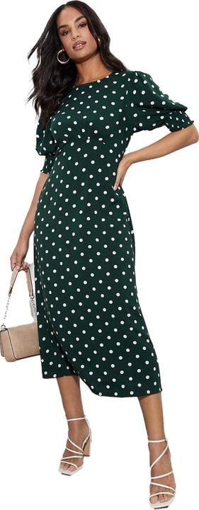 Dorothy Perkins Midikleid Geraffte Manschette (40 D)