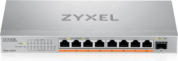 Actual product image Zyxel XMG-108HP (9 Ports)