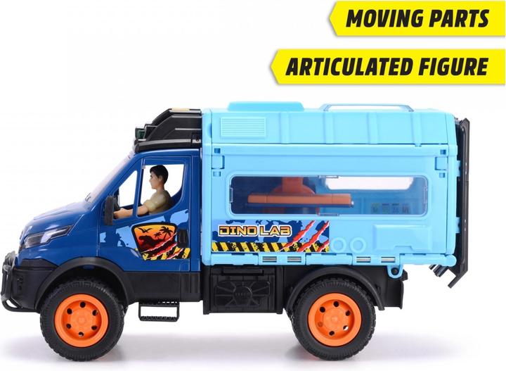 Actual product image Dickie Dino World Lab Truck playset