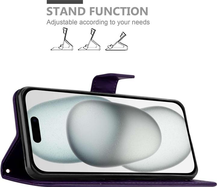Produktbild Cadorabo Hülle für Xiaomi RedMi 9A / RedMi 9AT mit Blumen Muster (Xiaomi Redmi 9A, Xiaomi Redmi 9AT)