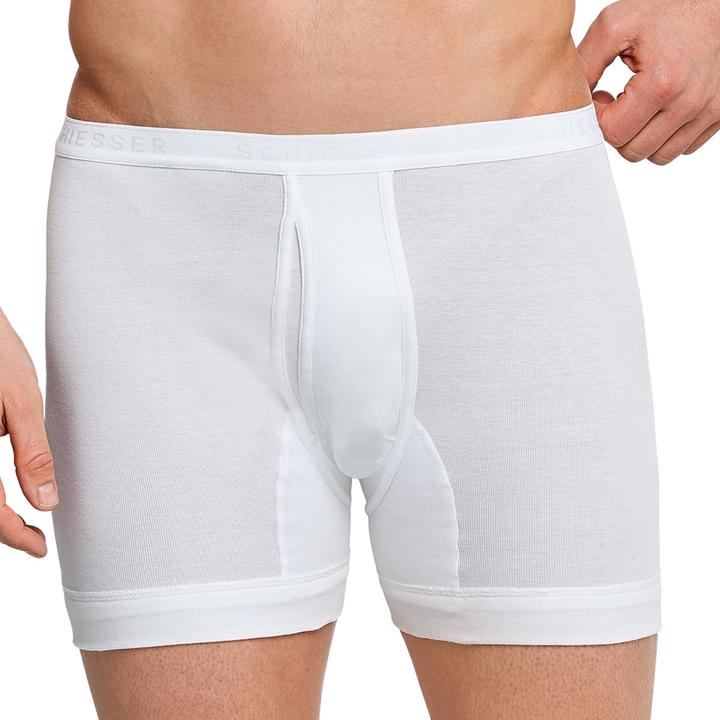 Produktbild Schiesser 2er Pack Original Classics Feinripp Unterhose kurz (5XL, 2er Pack)