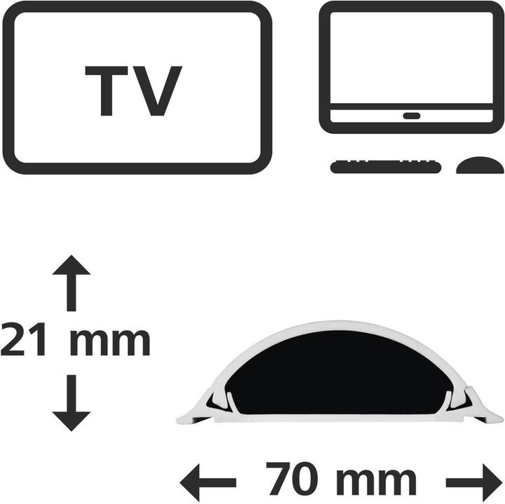 Actual product image Hama Cable duct (Duct, 100 cm)