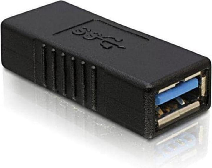 Delock Adattatore USB 3.0 Presa USB-A - Presa USB-A (USB-A, 2 cm)