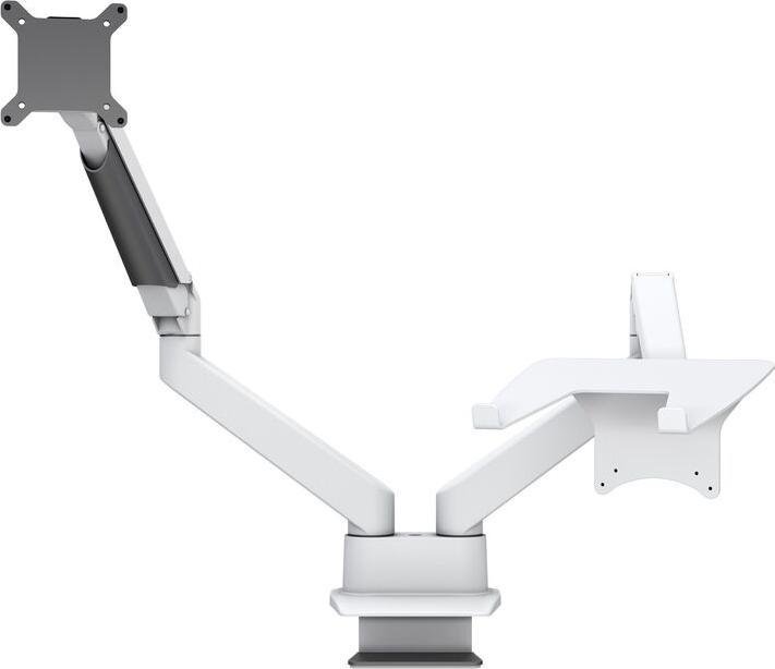 Image du produit Multibrackets Support d'écran Duo 32", alu, blanc, pivotant à 90 (Tables, 32")