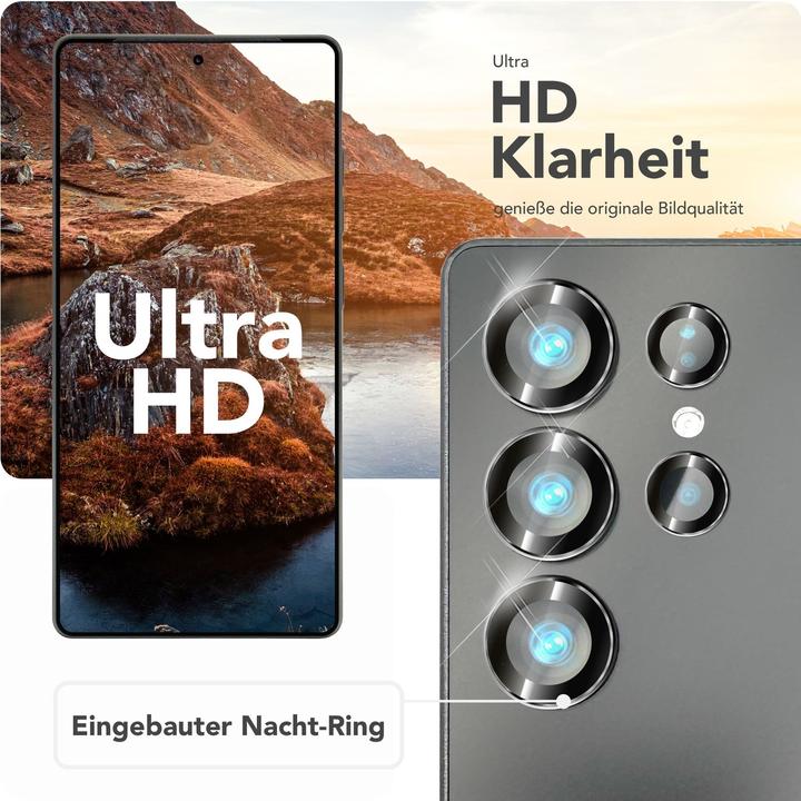 Actual product image Nalia Focus.Pro CLX - Kameraschutz Linsenglas Reflexionsfrei - Camera Lens Protector (1 Piece, Samsung Galaxy S25 Ultra)