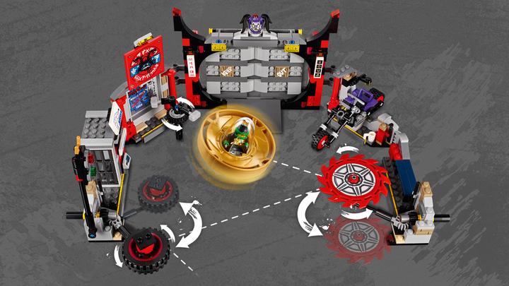 Produktbild LEGO Hauptquartier der Motorradfahrer (70640, LEGO Ninjago)