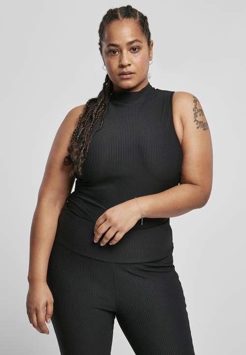 Immagine prodotto Urban Classics Body donna senza maniche con collo alto a costine (5XL)