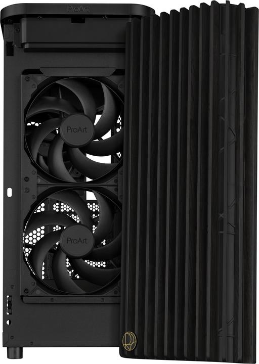 Produktbild ASUS Case PROART PA401 WOOD TG PWM BLACK (ATX)