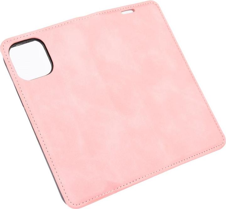 Produktbild Cover-Discount iPhone 12 / 12 Pro - Seidige Stand Flip Case Hülle rosa (Apple iPhone 12, Apple iPhone 12 Pro)