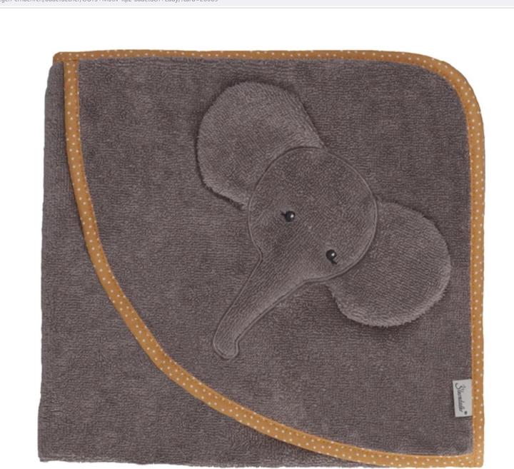 Produktbild Sterntaler Motiv-Kapuzen-Badetuch Elefant Eddy 0x0cm