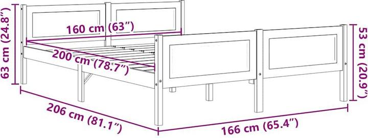 Actual product image VidaXL Kumar (160 x 200 cm)