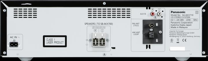 Actual product image Panasonic SC-AKX710E-K (Wi-Fi, CD player, 1x 2000 W)
