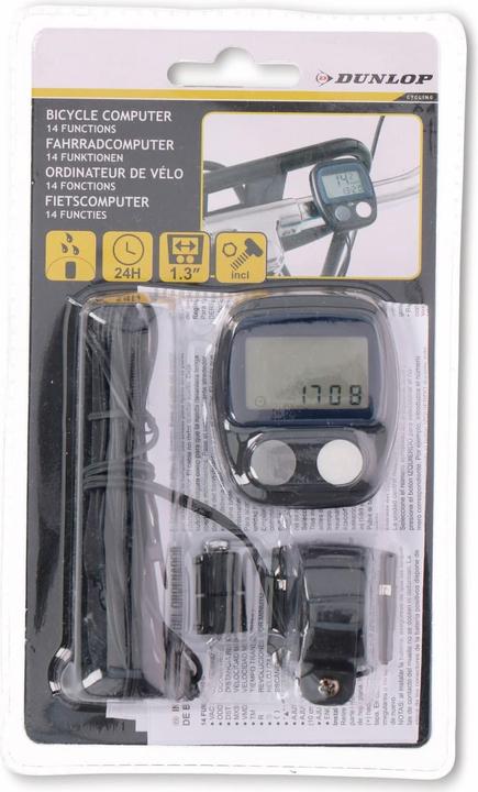 Image du produit Dunlop Ordinateur de vélo 14 fonctions