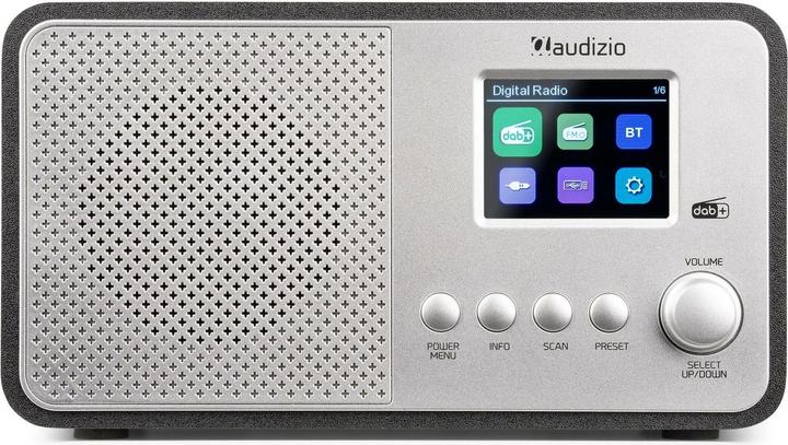 Immagine prodotto Audizio DAB+ Radio Avio Silber, Radio Tuner: FM, DAB+ (FM, DAB, Bluetooth)