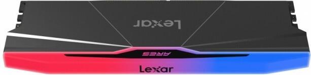 Actual product image Lexar Kit Barrettes mémoire 32Go (2x16Go) DIMM DDR5 Ares RGB 6000MHz (Noir) (2 x 16GB, 6000 MHz, DDR5 RAM, U-DIMM)