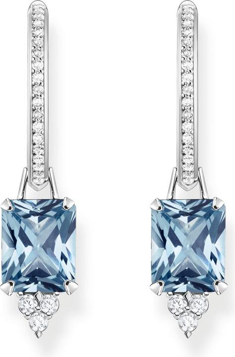 Produktbild Thomas Sabo Creolen Aqua Stein silber (925er Silber)