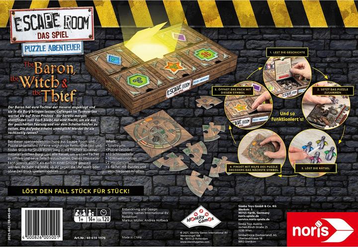 Immagine prodotto Noris Esc. R. Il gioco Puzzle Abent. 2 606101976 (Tedesco)
