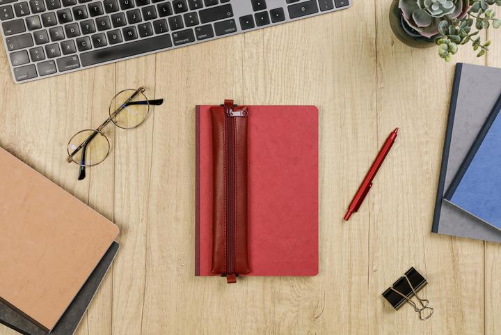 Image du produit Ergobag Schlamperetui Ag BSchlamperetui Age Ba Rouge Cuir véritable