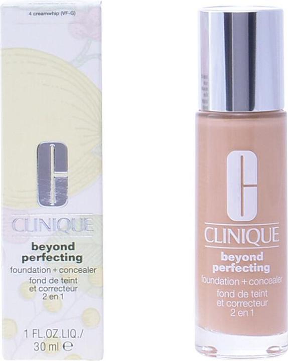 Actual product image Clinique Beyond Perfecting Foundation + Concealer (04 Cream Whip)