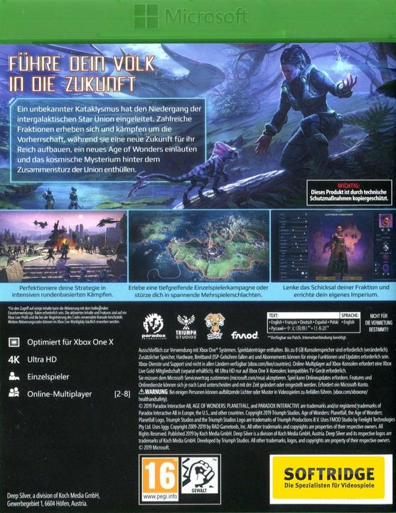 Actual product image Paradox Interactive Age of Wonders: Planetfall - Day One Edition (Xbox One X, Xbox Series X, EN)