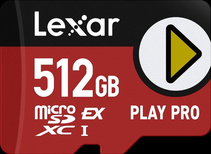 Actual product image Lexar Play Pro (512 GB, microSD Express, U3, UHS-I)